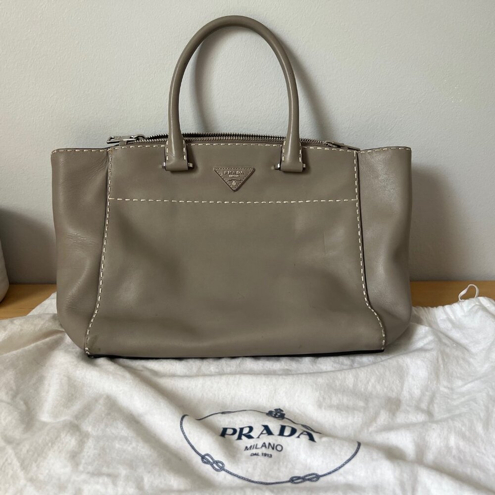 Large Prada Leather Tote